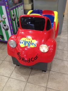 The Wiggles' Big Red Car, but imagine if it was a Big Red Bike instead.